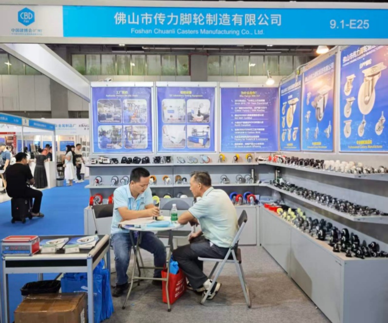 Udstillingsoversigt | CMCL® viser 304 nylonhjul i rustfrit stål på 2026 Guangzhou CBD Fair, vinder anerkendelse fra globale købere