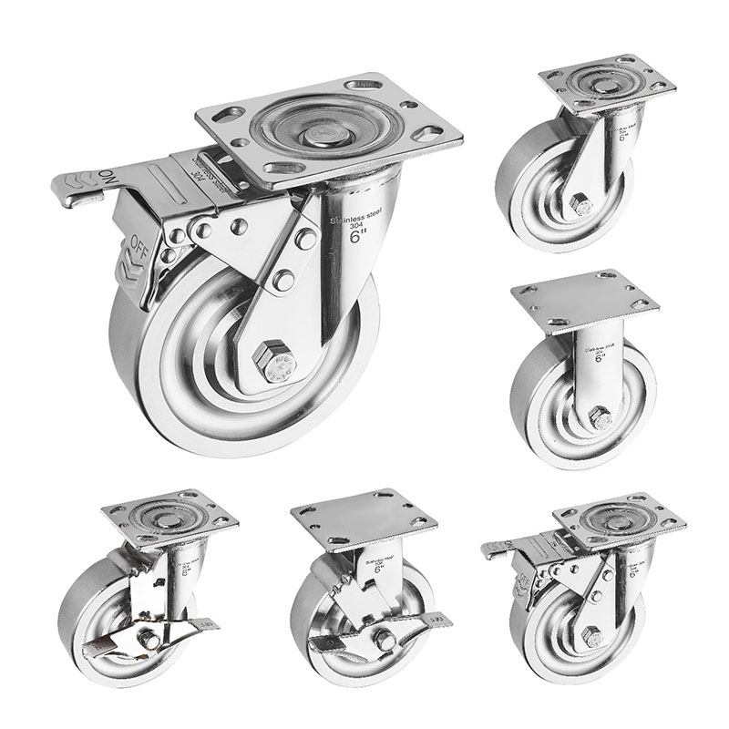 Sus304 Heavy Duty Caster Rustfrit hjul
