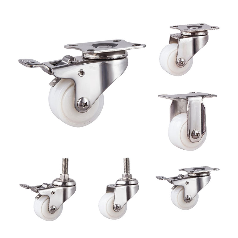 SUS304 Light Duty -hjul med PA -hjul