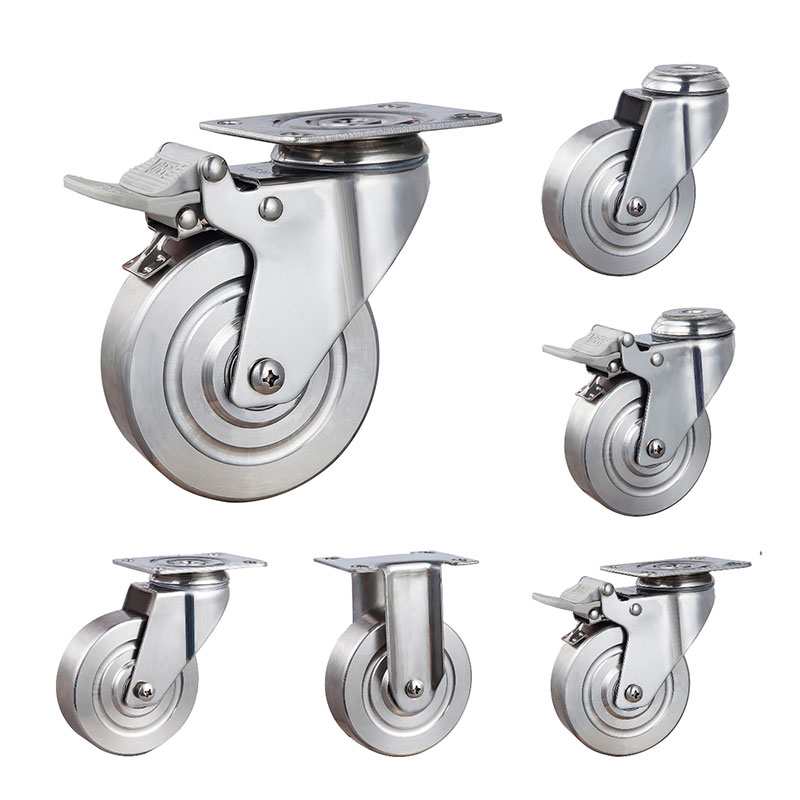 Sus304 Medium Duty Medical hjul